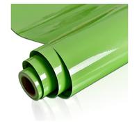 Film Adhesif Pour Meuble Autocollants muraux imperméables à l'huile for cuisine, papier peint auto-adhésif for armoires en marbre, de comptoir, Films rénovation bureau salle bains(Shiny Green,5mx60cm)