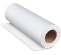 Film adhésif pour meubles - Film adhésif brillant pour l'extérieur de la voiture - 100 x 500 cm - Mat - Blanc - Film adhésif imperméable pour armoires - Film décoratif