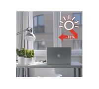 Film Adhésif pour vitrage - Easy Protec - 100 x 90 cm - Anti Chaleur Transparent G