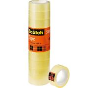 Film adhésif Scotch 508 transparent 15 mm x 10 m 10 pièces
