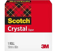 Ruban adhésif Scotch® Crystal Clear 600 Scotch C6001966 transparent (L x l) 66 m x 19 mm acrylate