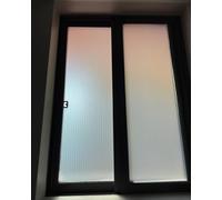 Film adhésif Statique coloré pour vitres de Salle de Bain, Film de confidentialité unidirectionnel, Effet vitrail décoratif