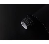 Film adhésif uni noir mat pour meuble - Film décoratif - Pour porte de cuisine - 45 cm x 1 m