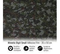 Film Adhésif Wrapping Pour Voitures, Camouflage Pixel, 35 X 50 Cm