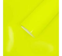 4R Quattroerre.it Film Adhésif Wrapping pour Voitures, Jaune Fluo, 35 x 50 cm