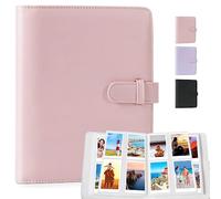 Film Album, 128 Mini Films Photos Album, pour Fujifilm Instax Mini LiPlay 11 90 70 50S 26 25 9 8+ 8 7S Appareil Photo instantané/Mini Link SP-1 Imprimante Appareil Photo instantané (Rose)