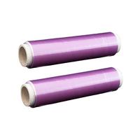 Film alimentaire transparent, plus grande résistance et autoadhésif, idéal pour la conservation de nourriture, fruits, légumes, bouilloire, poisson, saucisses, viande. Lot de 2 rouleaux de 30 cm x