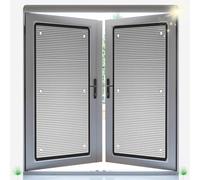 Film Aluminisé Isolation Thermique,Films pour Fenêtre Réfléchissant Anti Chaleur Anti UV Anti Regard,Film Fenetre Occultant,avec Ventouses,Film De Protection Solaire Vitrage,W×H-30 * 50cm(12 * 20in)