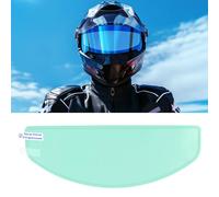 Film Anti-Brouillard et Anti-Pluie pour Motocyclette, Insert de visière de Casque Universel, imperméable à l'eau, résistant à la Brume et à la Claire (Anti Fog C)