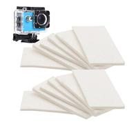 Film anti-buée pour caméra de sport - 12 inserts légers réutilisables - Accessoires photo pour conditions humides et brumeuses - Équipement de base étanche