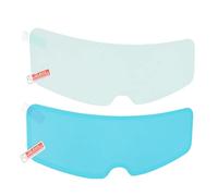 Film Anti-buée pour Casque, Film Anti-buée pour Casque, Film Anti-buée Universel pour Casque de Moto, Film de Visière de Casque, Insert de Lentille de Visière Transparent, Autocollant étanche Résistan