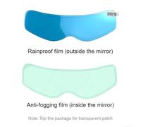 Film Anti-buée pour casque pour moto 24cm Étanche pour durable | Structure moléculaire spéciale, effet anti-buée permanent même mouillé, rinçable à l'eau, essuyable(antifog)