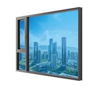 Film Anti Chaleur 100 x 700 cm Protection UV, Vie Privée et Soleil sans Perçage Film Occultant Protection de La Vie Privée Opaque Vitrage pour Maison Bureau Chambre, Bleu Ciel