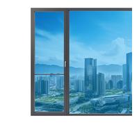 Film Anti Chaleur 120 x 500 cm Protection UV, Vie Privée et Soleil sans Perçage Film Fenêtre Anti Chaleur de L'Extérieur pour Vitre a Motif pour Maison Bureau Chambre, Bleu Ciel