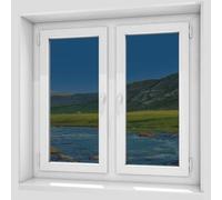 Film Anti Chaleur 40 x 200 cm Anti Chaleur UV Protection de La Vie Privée Film de Protection Solaire pour Fenêtre Regard Fenetre pour Maison Bureau Chambre, Gris