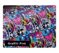 Film anti-rayures en vinyle 35 F 1.8 3M,autocollant de protection du corps de l'objectif de l'appareil photo pour IL RF 35mm F1.8 Macro IS STM RF35 - Type Graffiti Pink