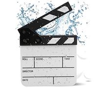 Film Ardoise Petit Autres Accessoires de Prise de Vue Mini Acrylique Réalisateur Scène Clap TV Film Action Board Film Cut Prop avec Stylo,Petit Clap Acrylique claqueta insertos Min