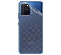 Film Arrière pour Galaxy S10 Lite Latex Effet Carbone Anti-rayures Transparent