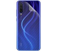 Film Arrière pour Xiaomi Mi 9 Lite Latex Effet Carbone Anti-rayures Transparent