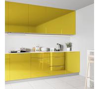 Meubelfolie zelfklevend 500x90 cm PVC hoogglans goudkleurig326149