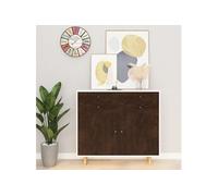 Film autoadhésif pour meubles Chêne foncé 500x90 cm PVC