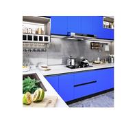 Vidaxl Film Autoadhésif Pour Meubles Bleu Brillant 500x90 Cm Pvc