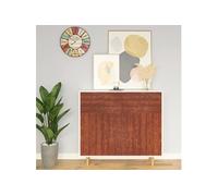 Film Autoadhésif pour Meubles Film Autocollant pour Portes Film Adhésif pour Fenêtres Murs Décoration Intérieur Acacia 500x90 cm PVC 326142