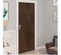 Film autoadhésif pour portes - vidaXL - Chêne foncé - 210x90 cm - PVC - Autocollant - Grains d'aspect de bois - Opaque