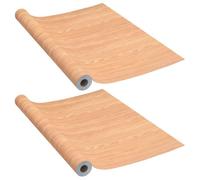 vidaXL Film autoadhésif Ahorn 210x90 cm 2 pcs Imperméable