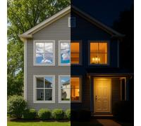 Film autocollant occultant pour fenêtre - Miroir 60 x 200 cm