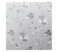 Film autocollant pour fenêtre de salle de bain en verre dépoli translucide opaque pour l'intimité et le filtrage de la lumière, taille facile à personnaliser, fabriqué en PVC résistant à l'humidité (A