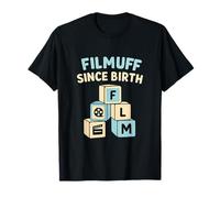 Film Buff Since Birth Baby Block - Motif icônes T-Shirt