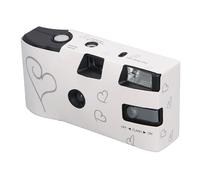 Film Caméra à Usage Unique, 35MM, Construit en 16 Couleurs, Flash, Réglages Manuels, 16 Coups Gris avec des Opérations Faciles pour Diverses Scènes