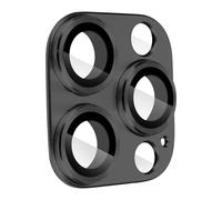 Film Caméra pour iPhone 14 Pro et 14 Pro Max Verre Trempé plus Alliage d'Aluminium Noir