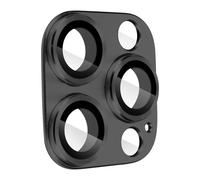 Film Caméra pour iPhone 14 Pro et 14 Pro Max Verre Trempé plus Alliage d'Aluminium Noir