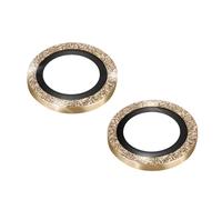 Film Caméra pour iPhone 14 et 14 Plus Verre trempé 9H 0.2mm Contour pailleté,