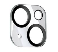 Film Caméra pour iPhone 15 et 15 Plus Verre Trempé Résistant Noir Enkay Noir transparent