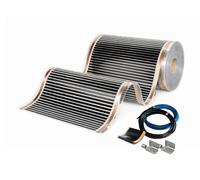 Film chauffant infrarouge CALORIQUE NEO - Chauffage au sol électrique 150 W/m², 50 cm de largeur, - Surface 0,5 m² - Solution efficace pour la rénovation des bâtiments neufs et anciens bâtiments