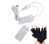 Film chauffant USB - Chauffe-Gants électriques | Feuille Thermique Alimentée par USB Pour Vêtements Thermiques, Accessoire D'insertion Chauffante | Élément Flexible En Fibre De Ca