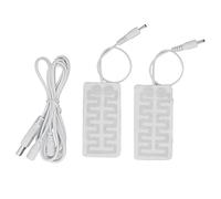 Film Chauffant USB, Fibre de Carbone et Caoutchouc 2 Pièces Film Chauffant électrique 5 V Coussin Chauffant USB avec Câble USB pour Gants Chaussettes ChaussuresThérapie par le chaud et le froid