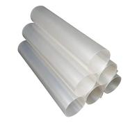 Film conducteur ITO à faible impédance - 100 x 200 x 0,175 mm for applications de cellules solaires flexibles, lot de 10(50 Ω)