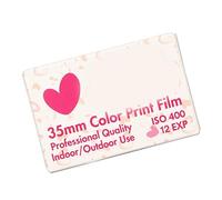 Film Couleur 35 Mm, Film Négatif Couleur à Contraste Moyen Polyvalent Haute Résolution ISO 400 pour 135 Appareils Photo (12 expositions)