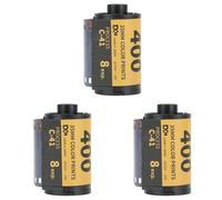 Film Couleur pour Appareil Photo 135mm, 3 Rouleaux, Large Exposition et Contraste Élevé, Format Vintage, Compatible avec Caméras 135