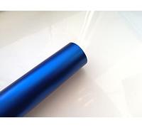 Film Covering Bleu Mat Chrome 152 x 30 cm Vinyle adhésif thermoformable (152 x 30 cm)