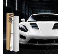 Film d’habillage automobile 3M 2080 30x152cm pour voiture, moto, bateau - Film autocollant 3D avec protection de peinture et canaux d’air pour le laminage (M10 Blanc mat) - Finest Folia