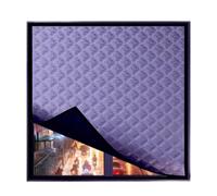 Film D'aluminium Isolé Double Face Élastiques et Rétractables pour Véranda et Chambre à Coucher Toit D'Usine Film de Protection Installation Facile Opaque(31.5x47.2 in=80x120 cm)