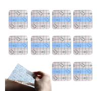 Film de bandage imperméable, Pansements adhésifs extensibles transparents, 10 pièces de pansement résistant à l'eau pour la natation et la douche