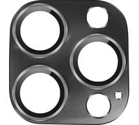 film de caméra en verre 9H pour iPhone 15 Pro et 15 Pro Max Enkay bord gris foncé