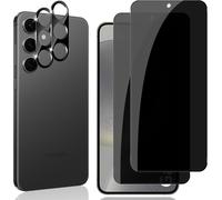 Film De Confidentialité 28° Pour Samsung Galaxy S24 5g + Protège-Lentilles Caméra En Verre Trempé 9h - Anti-Espion, Anti-Rayures, Anti-Empreintes (Pack 2 Écrans + 2 Objectifs)