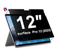 Film de confidentialité magnétique pour Microsoft Surface Pro 12" - Film de confidentialité amovible et anti-reflet - Filtre de lumière bleue - Film de protection d'écran anti-espion pour Surface Pro